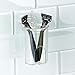 iDesign Plastic Suction Tumbler Cup and Bathroom Organizer for Mirror or Shower Storage – 3