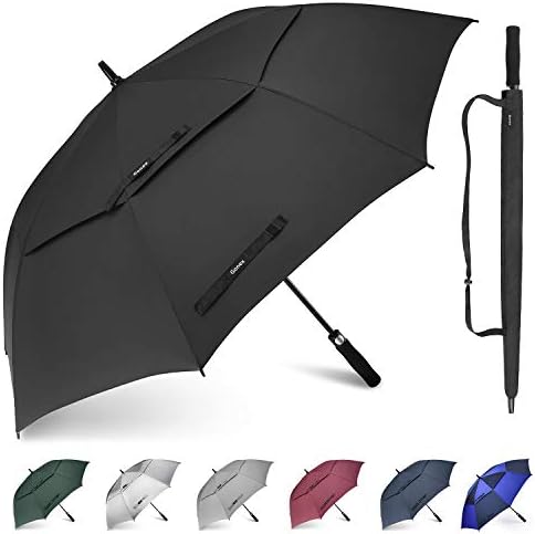 Gonex 54/62/68 Inch Extra Large Golf Umbrella, Automatic Open Travel Rain Umbrella with Windproof Water Resistant Double Canopy, Oversize Vented Umbrellas for 2-3 Men and UV Protection, Multiple Colors Gonex 54/62/68 Inch Extra Large Golf Umbrella, Automatic Open Travel Rain Umbrella with Windproof Water Resistant Double Canopy, Oversize Vented Umbrellas for 2-3 Men and UV Protection, Multiple Colors