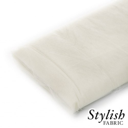 Ivory Tulle Fabric - 40 Yards Per Bolt