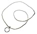Calabria Giorgio Fedon White Pearls Silver LA. Loop Womens Eye Glasses Necklace Eyeglass Holder String Sunglass Chain Around the Neck