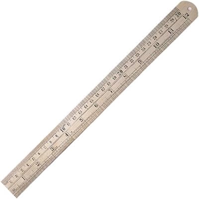Draper D18 Steel Rule 300mm Blue