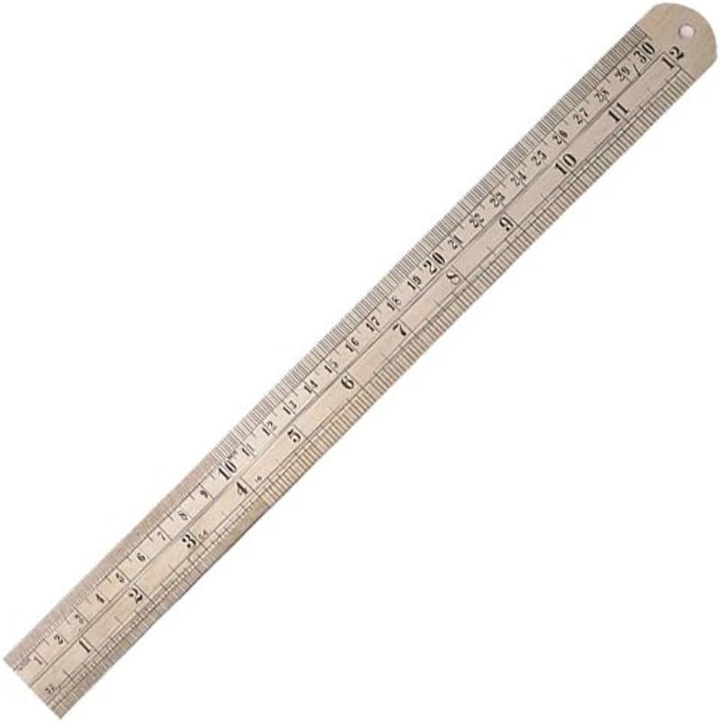 Draper D18 Steel Rule 300mm Blue