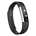 Fitness Tracker, MoreFit Slim HR Heart Rate Touch Screen Activity Tracker Wireless Smart Bracelet Pedometer (Silver/ Black)