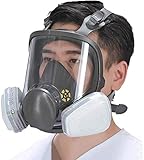 Full Seal Gas Mask Set, Rubber Respirator