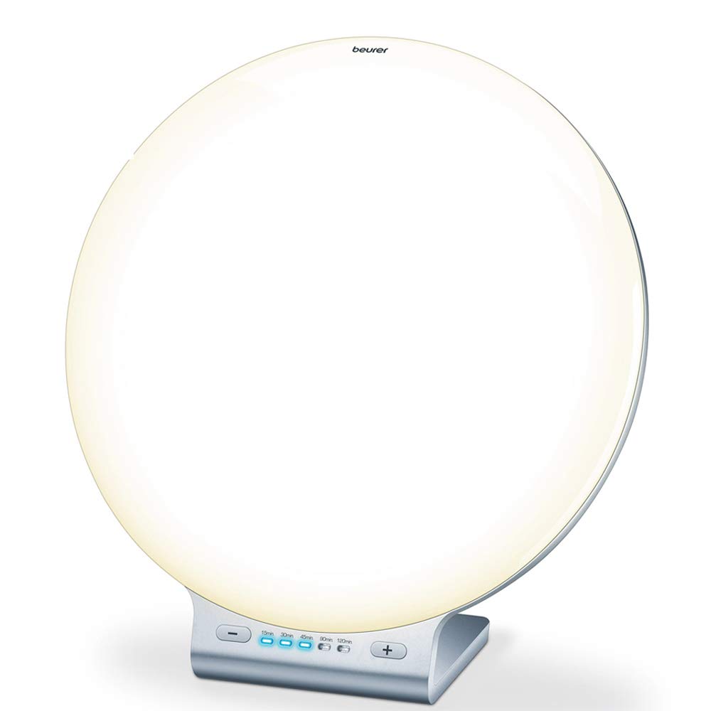 Beurer TL70 LED SAD Lamp | Helps Combat Seasonal affective Disorder | 10,000 lux | Table-top Daylight lamp | Slim Design | UV-Free LED Light Therapy | Medically Certified, White