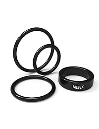 mesy Male Enhancement bandas de ejercicio de silicona   4 diferentes tamaño flexible anillos   100% silicona de grado médico