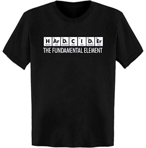 Hard Cider The Fundamental Element Periodic Table T-Shirt Black
