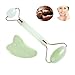 Jade Roller for Face and Gua Sha Massage, Body Relaxation; Real Natural Jade Stone, Anti-Aging Beauty Skincare Tool to Reduce Dark Circles and Puffy Eyes; Therapy for Wrinkles