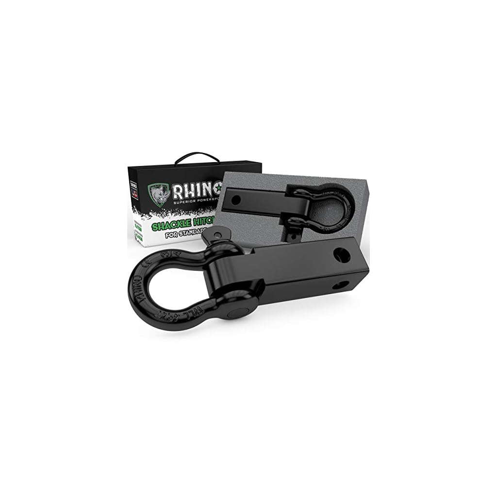 Rhino USA Shackle Hitch Receiver (Fits 2" Receivers) Best Towing