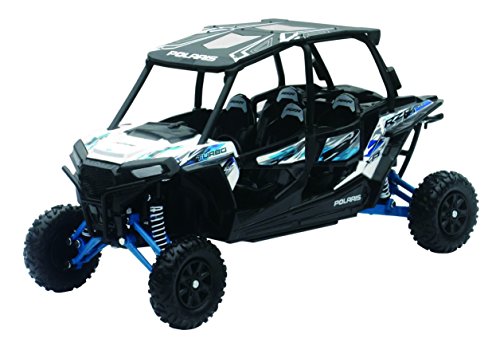 Polaris RZR XP 4 Turbo EPS 1:18 Scale Model (Matte White Lightning)