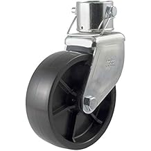 CURT 28276 6-Inch Caster Trailer Jack Wheel Replacement, Fits 2-Inch Tube, 1,200 lbs.