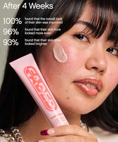 Topicals Faded Brightening and Clearing Serum | Reduces Discoloration Post-Blemish Marks Scars Spots Contains Kojic Acid Niacinamide Dermatologist-tested Vegan Cruelty-Free Fl Oz