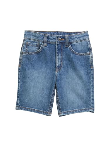 TOM TAILOR 1046059 Bermuda en Jean, 10152-Mid Stone Bright Blue Denim, 92 Garçon