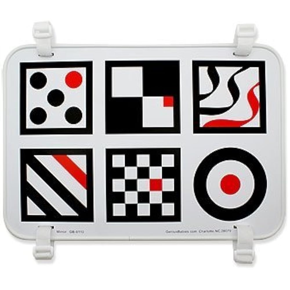 Large Double Sided Infant Crib Mirror 100 Surface Wash NICU Approved