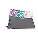 Fintie Case for New Surface Pro 2017 / Microsoft Surface Pro 4 / Pro 3 - Premium PU Leather Folio Stand Cover with Stylus Holder, Compatible with Type Cover Keyboard (Moroccan Love)