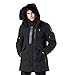 WEEN CHARM Men's Warm Parka Jacket Anorak Jacket Winter Coat with Detachable Hood Faux-Fur Trim
