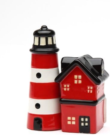 Magnetic Salt and Pepper Shaker - Lighthouse