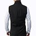 Lanbaosi Men's Casual Slim Fit Oblique 6 Button Down Stand Collar Vest