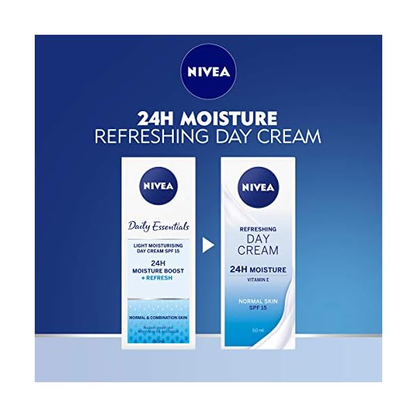 NIVEA-Light-Moisturising-Day-Cream-Pack-of-3-3-x-50-ml-Hydrating-Face-Cream-with-Vitamin-E-Skin-Care-Essentials-Intensive-Moisturiser NIVEA Light Moisturising Day Cream (50ml), Hydrating Face Cream with Vitamin E, Skin Care Essentials, Intensive…