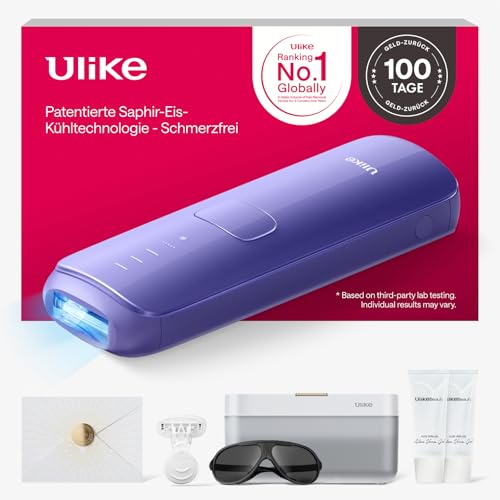 Ulike Air 3 Deluxe IPL Geräte Haarentfernung für Gesicht und Körper zu Hause, Alternative zur Laserhaarentfernung, Saphir-Eiskühl für dauerhafte haarentfernung,