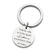 WISHOW Sisters Keychain Side By Side Or Miles Apart Sisters Close At Heart Friendship Gifts Stainless Steel Keychain Key Ring