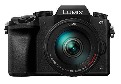Panasonic Lumix Dmc-G70 + H-Fs14140E Milc 16,4 Mp Live Mos 4592 X 3448 Pixels Noir - Appareils Photos Numériques (16,4 Mp, 4592 X 3448 Pixels, Live Mos, 4K Ultra Hd, Écran Tactile, Noir)