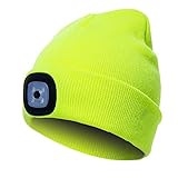LED Knitted Beanie Hat, Unisex Winter Warm LED
