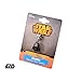 Disney Star Wars Officially Licensed Stainless Steel Black IP Darth Vader Helmet Dangle Charm