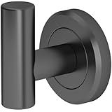 Gatco 4245MX Latitude II, Robe Hook, Matte Black
