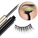 Basaetou Magnetic Eyeliner With Magnetic Eyelashes, Waterproof Magnetic Liquid Eyeliner With 3 Pair Different style Long Lasting Magnetic False Eyelash,Natural Look,With Tweezers