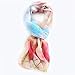 STORY OF SHANGHAI Womens 100% Mulberry Silk Head Scarf For Hair Ladies Silk Floral Head Scarfs