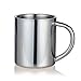 Bekith Kids Water Mugs Stainless Steel Drinking Cups Double Wall Food Grade Durable Safe - Set of 2