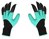 YTH Garden Gloves with Claws, Great for Digging Weeding Seeding poking -Safe for Rose Pruning -Best Gardening Tool -Best Gift for Gardeners (Double Claw)