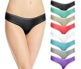 Cotton Whisper Women's Sleek String Bikini Panty 8 Pack M
