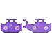 ECCPP fa413 Front（Right Left） Brake Pads Fits 2005 2006 2007 Suzuki King Quad 700 LTA700X 4x4 Front Kevlar Carbon Fiber