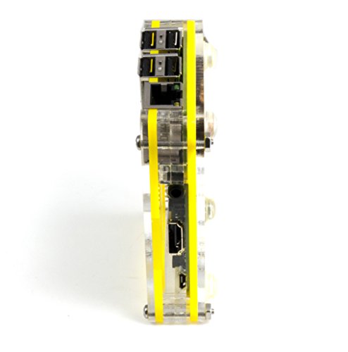 Zebra Case - Raspberry Pi 3, Pi 2 and B+ (Tropical Yellow)