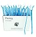 Pienoy 50-Pieces Double-Headed Dog/cat Toothbrush - Convenient Toothbrush to Clean pet Teeth, pet Toothbrush (Blue)
