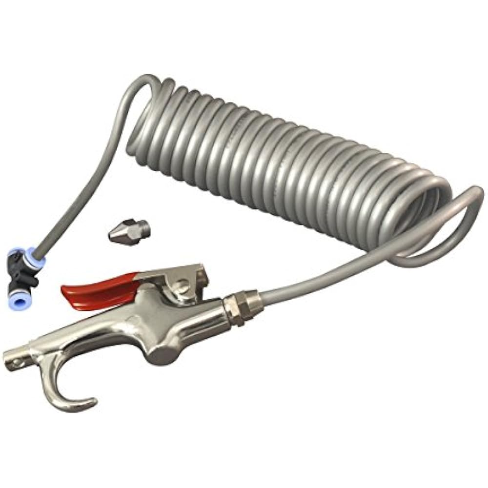 Grand General 99511 Heavy Duty Air Seat Blow Gun Kit 8 Ft. Coil Truck