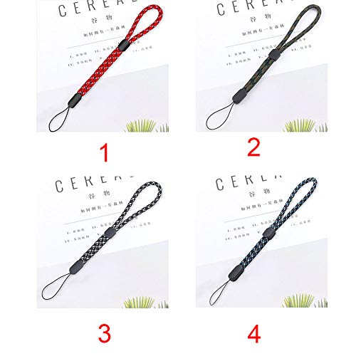 YOTHG Phone Lanyard Accessories DIY Handheld Devices Jacquard Portable Hang Rope Key Holder Wear Resistant Short ID Badge Wrist Straps Adjustable Anti Lost