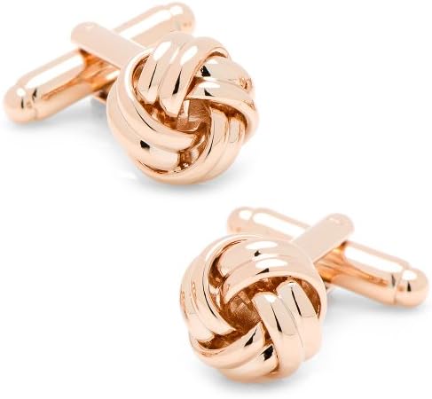 Ox and Bull Trading Co Rose Gold Knot Cufflinks