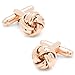 Ox and Bull Trading Co. Rose Gold Knot Cufflinks