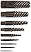 Irwin Tools 52490 Spiral Flute Screw Extractors, 9 Piece Set