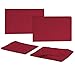 1500 Supreme Collection Full Sheet Sets Burgundy - Luxury Hotel Bed Sheets and Pillowcase Set for Full Mattress - Extra Soft, Elastic Corner Straps, Deep Pocket Sheets, Full Burgundy