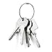 Luggage Tag Loops - Stainless Steel Metal Wire Straps (10 pack)