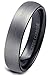 Jstyle Jewelry Tungsten Rings Men Wedding Engagement Band Brushed Black 6mm Size 6-14