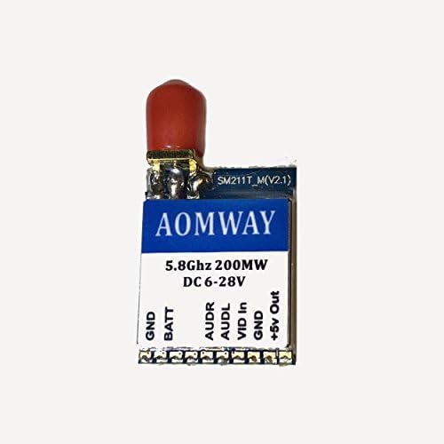 Aomway5.8Ghz 200mW 32CH mini Wireless Audio and Video Transmitter Tx For FPV New by AOMWAY