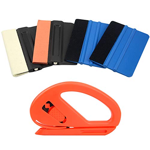 WGCD 21 PCS Auto Vinyl Wrap Tool Kit Window Tint Tools for Vehicle Car Window Film Tools Squeegee Scraper Application Installation