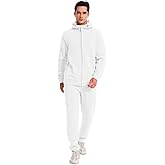 Zusmen Tracksuit Mens,Casual Sport Jogging Suits Casual Sweatsuit