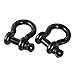 DEDC 2 Pack 3/4inch D Ring Shackles Heavy Duty Hitch Tow Shackles Hook Bar 4.75 Ton 9500Lbs for Vehicle Recovery Towing Universal Fit 4WD SUV Vehicles Truck ATV UTV Jeeps Trucks