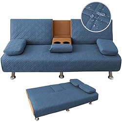 ZYXFYY 4 Pieces Click Clack Sofa Bed Cover 3